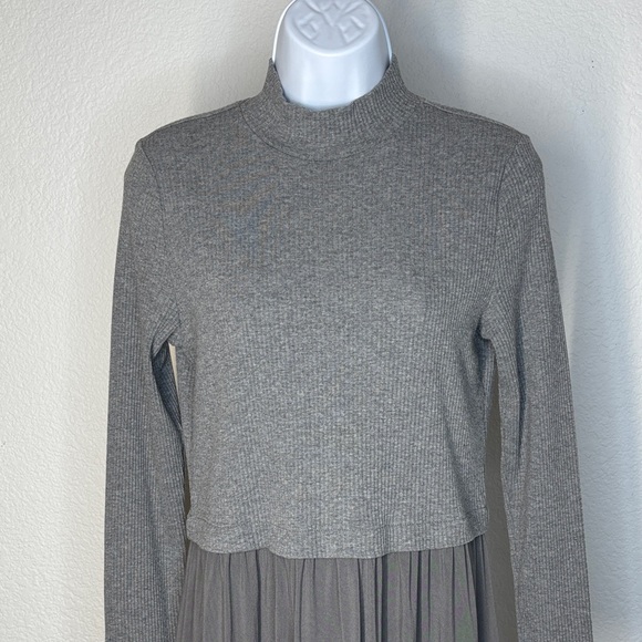 Maurices Gray Long Sleeve Dress - Picture 5 of 12